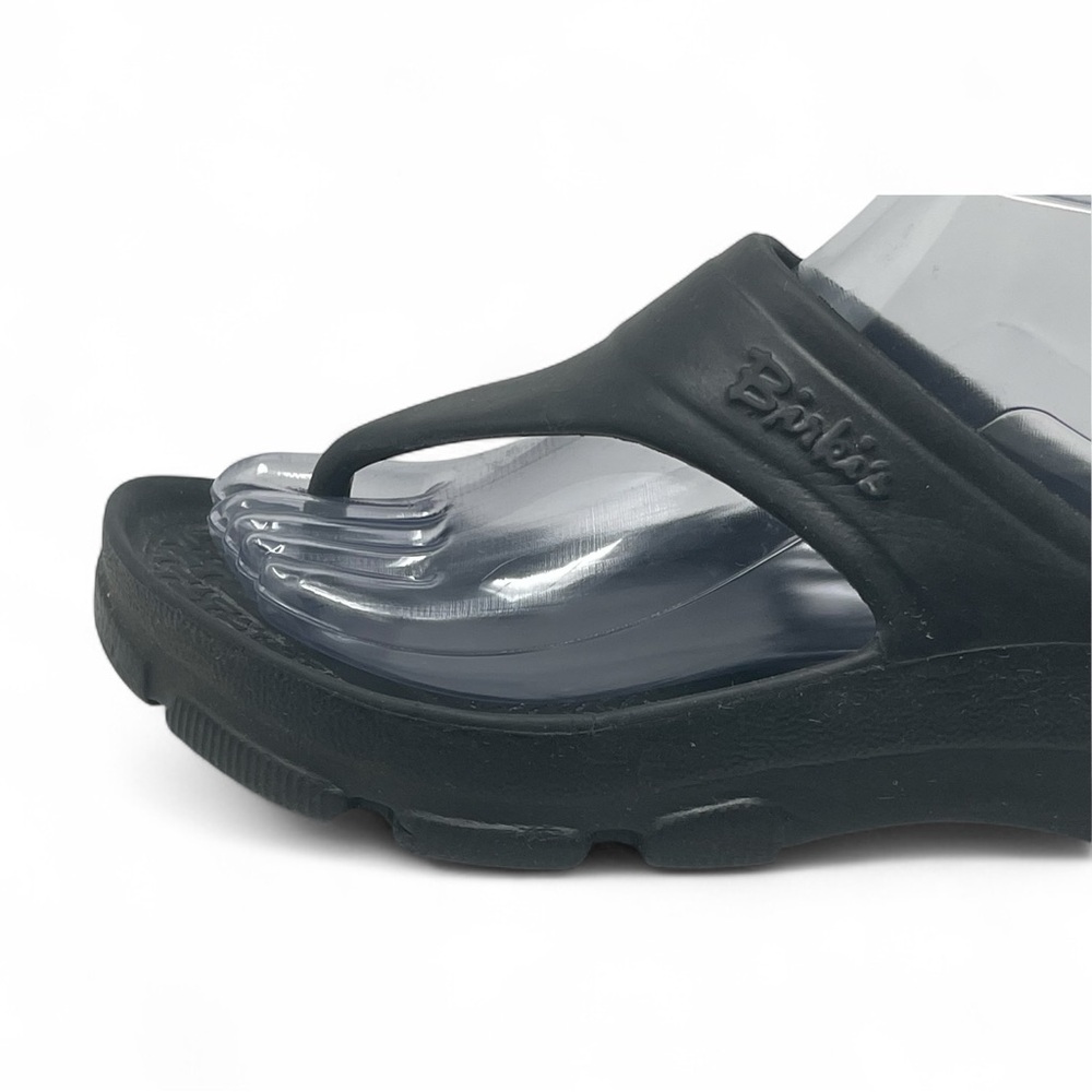 Women’s Birkenstock Birki EVA Flip Flop Black Caribbean Sandal 41 size 10-10 1/2 - Picture 12 of 16